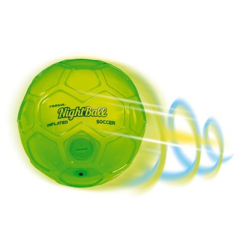 Ballon Football Lumineux Dans L'Obscurité