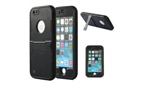 Coque Redpepper iPhone 6s coloris noir étanche et antichoc