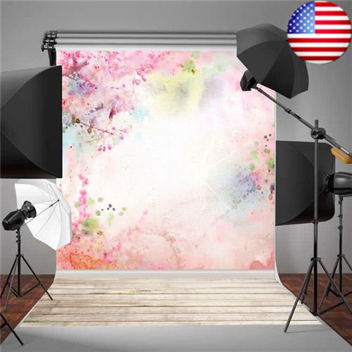5x7FT parquet bois fleur thème photographie décors Photo Studio