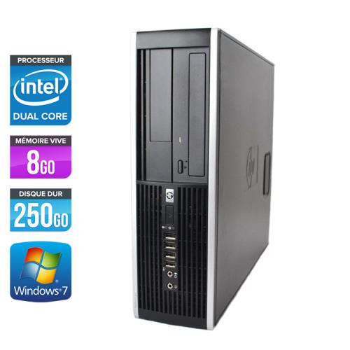 Unité centrale HP Elite 8300 SFF - Noir - Intel Pentium G870 / 3.10 GHz - RAM 8 Go - HDD 250 Go - DVD - Gigabit Ethernet - Windows 7 Professionnel