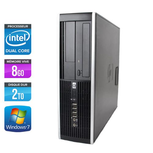 Unité centrale HP Elite 8300 SFF - Noir - Intel Pentium G870 / 3.10 GHz - RAM 8 Go - HDD 2 To - DVD - Gigabit Ethernet - Windows 7 Professionnel