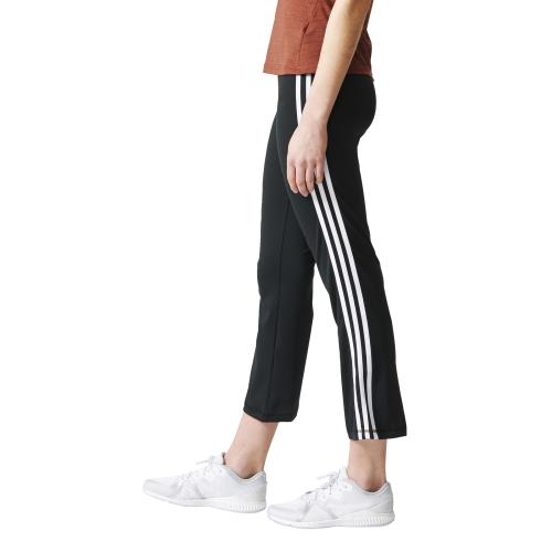 Adidas - Pantalon femme adidas Brushed 3-Stripes - XS - noir/blanc