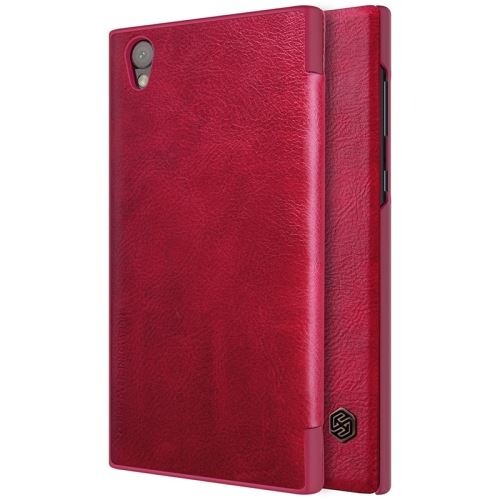 Sony Xperia L1 Housse Etui Cuir PU Texture Peau Rouge ALS69998