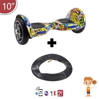 Hoverboard 10 Pouces Graffiti Chambre A Air Tout Terrain