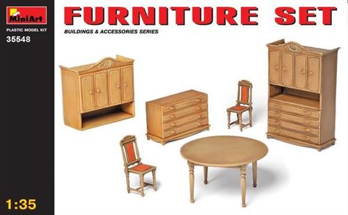 Möbel Set - 1:35e - Miniart