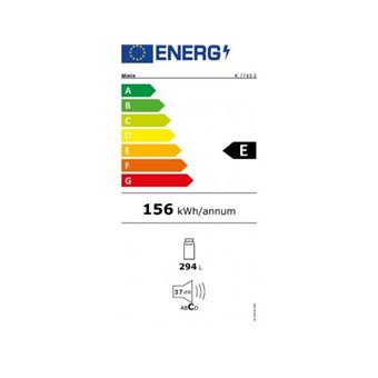Réfrigérateur 1 porte 294L Froid Brassé MIELE 55.9cm E, K7743E