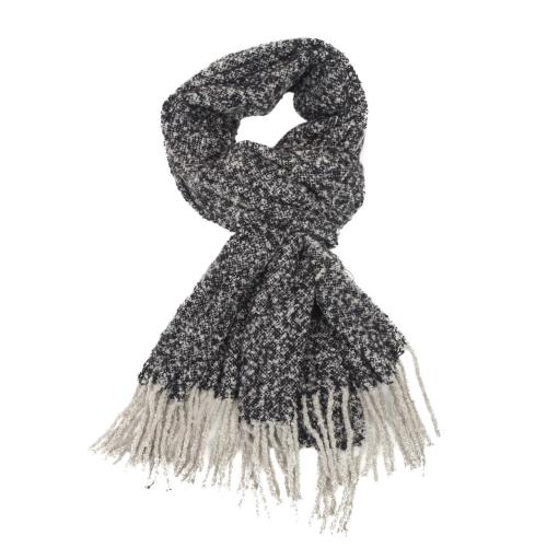 Echarpe maille Pieces Noir Taille Taille unique