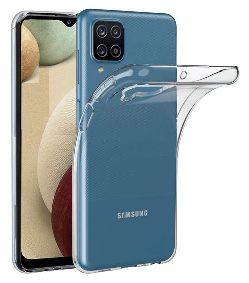 Coque pour Samsung A12 - Silicone Gel TPU Transparent Souple Ultra Mince Phonillico®