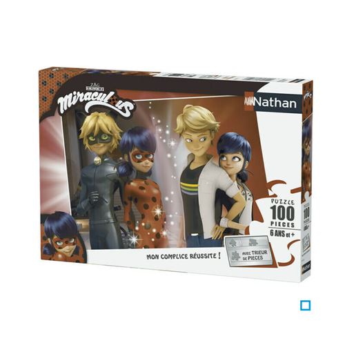 Puzzle 100 pièces - Adrien et Marinette