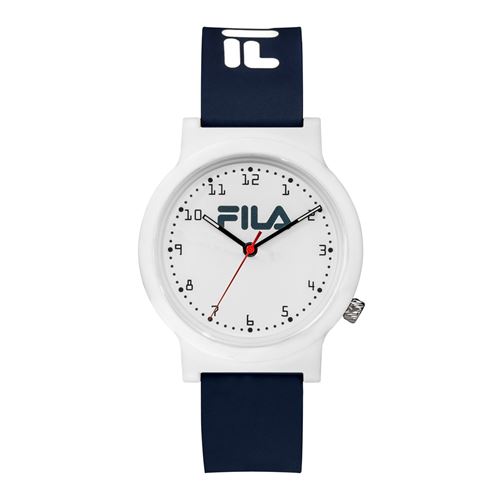 FILA Montre analogique bracelet silicone N320 Bleu
