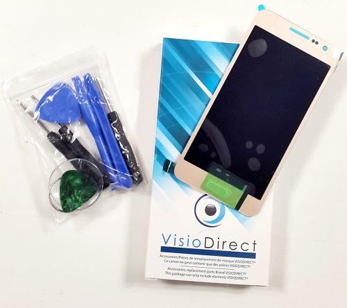 Ecran complet pour Samsung Galaxy Note 4 SM-N910F or vitre tactile + écran LCD - Visiodirect -