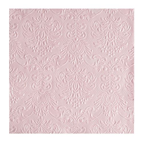 15 serviettes élégance rose 33x33 cm