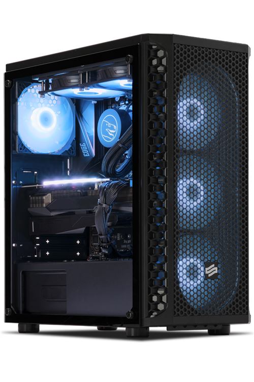 PC Gaming Expert Watercooling, AMD Ryzen 7 5800X, Geforce RTX 3060, 16 Go RAM DDR4, 500Go SSD NVMe 970 Evo, 3To HDD, Wifi, Bluetooth, sans OS