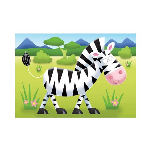 Puzzle 2 Pièces : 4 Puzzles - On Safari, Ravensburger