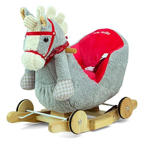 Milly Mally bosse Pollypersonnage cheval gris/rouge