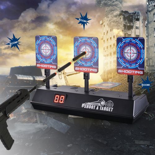2€05 sur Stillcool® Cible électronique compatible avec pistolets Nerf  N-Strike Elite/Mega jouet - Equipement tir à l'arc - Achat & prix