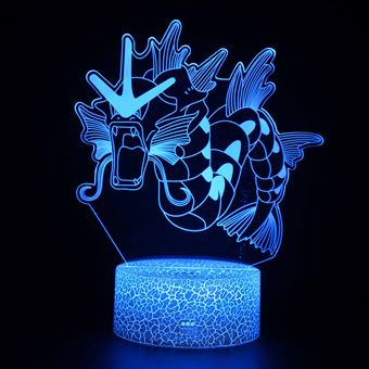 Lampe 3D Tactile Veilleuses Enfant 7 Couleurs avec Telecommande - Pokemon #1497 - 1
