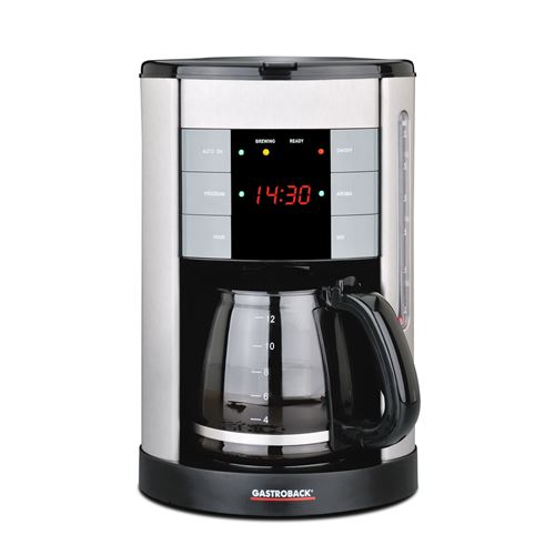 Cafetière programmable Gastroback 12 tasses Aroma Plus 42703