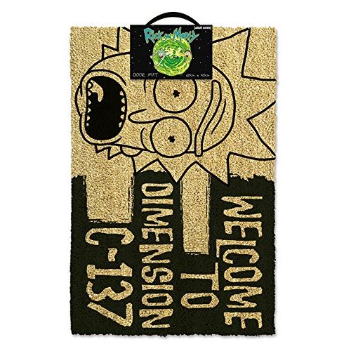 Rick & Morty GP85192 Paillasson Multicolore 40 x 60 x 1,5 cm