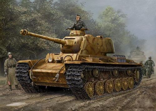 German Pz.kpfw Kv-1 756( R ) Tank - 1:48e - Hobby Boss