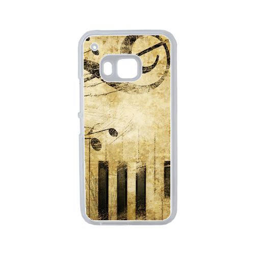 Coque Piano Note Musique Compatible Htc One 2 M9 Transparent