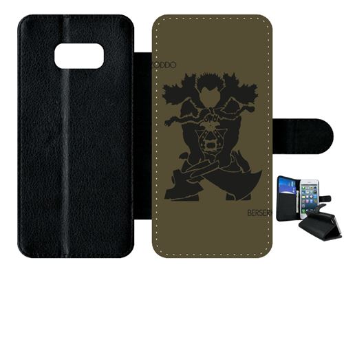 Etui à rabat samsung galaxy s8+ plus zoddo berserk