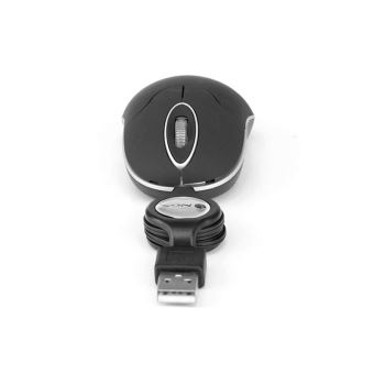 Basics Souris filaire USB à trois boutons Noir