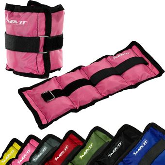 Belle Vous Lot De 2 Poids De Poignet Noirs - Bracelet Lesté Poignet Et De Cheville - Sangle