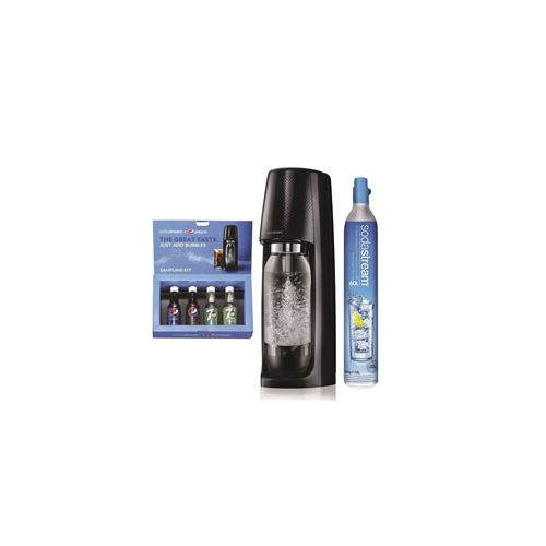 SODASTREAM Machine a gazifier Spirit Noire + Coffret Découverte Pepsi