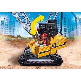Playmobil City Action 70442 Dragline avec mur de construction