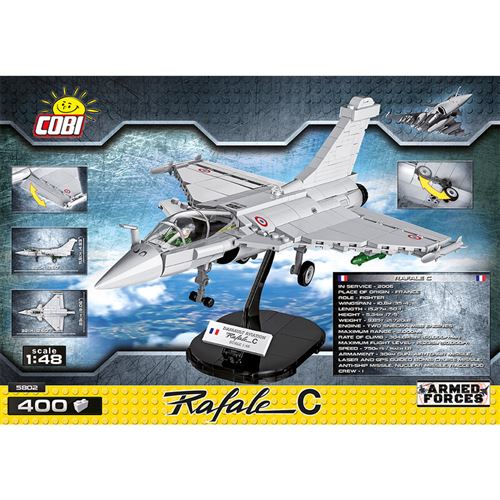 Jeux de Construction Cobi 5802 - Avion Rafale C - Autres jeux de