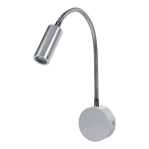 Lampe de Chevet AC85-265V 3W LED avec Col de Cygne Flexible - Blanc Chaud