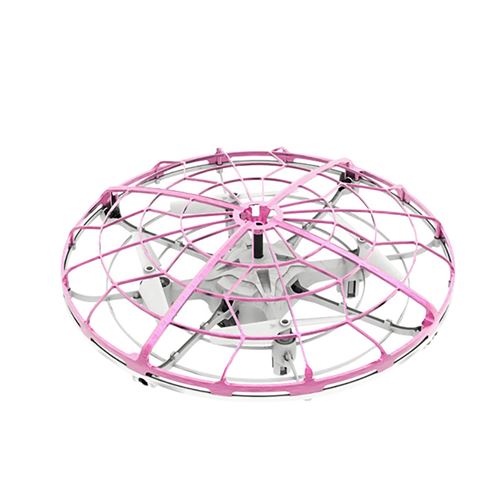  Drone Mini TY-15,D&eacute;tecteur de gravit&eacute;,4 axes - Rose 