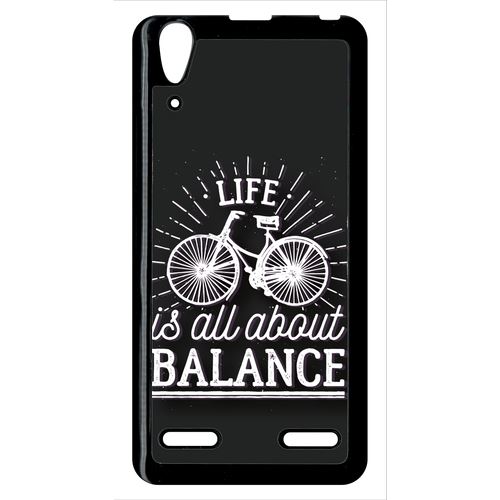 Coque Lenovo A6000 Life Il All About Balance Fond Noir
