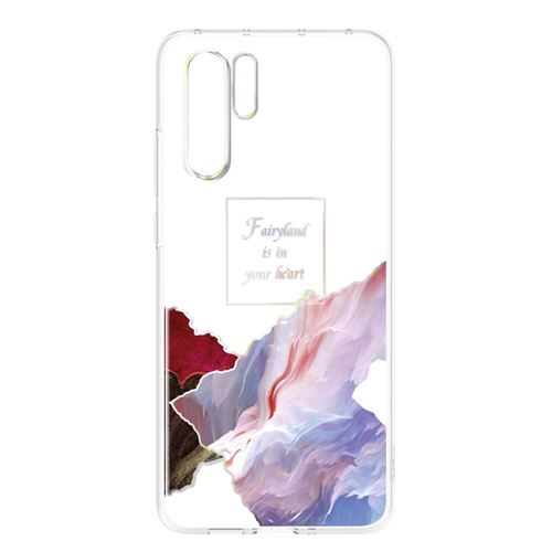 HUAWEI Coque Rigide Transparente pour P30 Pro Floating Fairyland