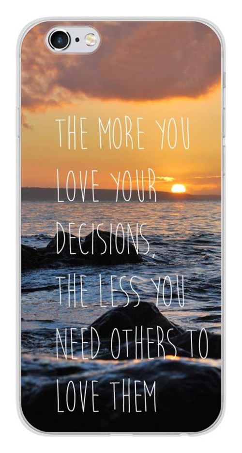 Coque en silicone imprimée compatible iPhone 6 Plus iPhone 6S Plus Sunshine