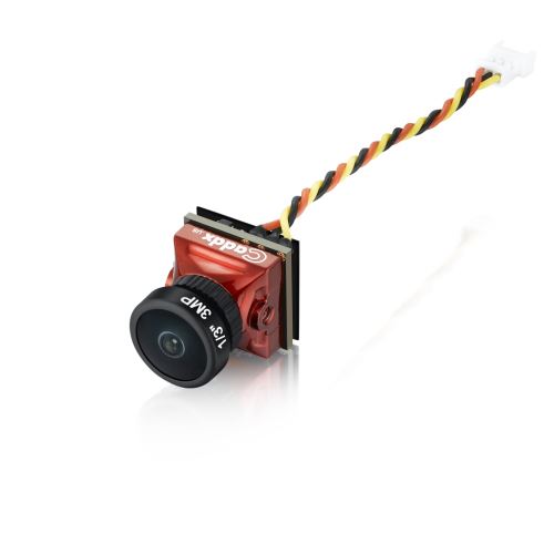 Caddx Turbo EOS2 4: 3 1200TVL 2,1 mm 160 degrés 1/3 NTSC rouge
