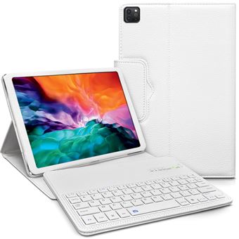 Étui de Protection Blanc avec Clavier Bluetooth Azerty Français pour Apple  iPad Pro 12.9 Pouces 2020 - Housse Tablette - Achat & prix