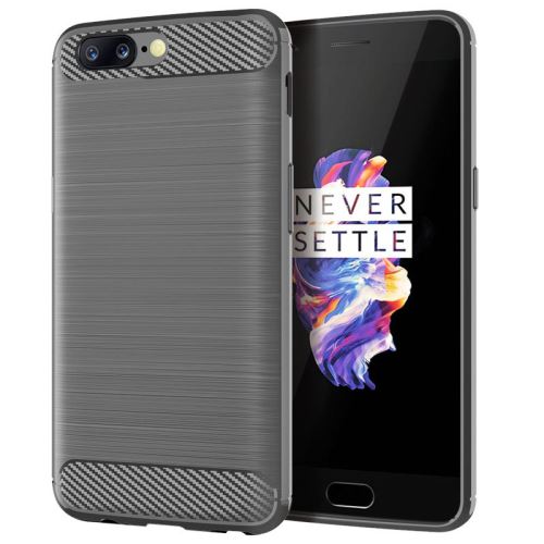 Etui Coque de protection durable souple pour OnePlus 5 - Gris