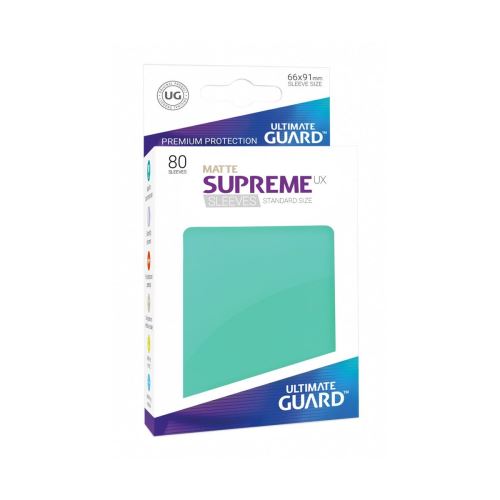 Ultimate Guard - 80 pochettes Supreme UX Sleeves taille standard Turquoise Mat