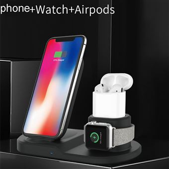apple charger iphone wireless qi airpods 2th holder fnac téléphone inclus résumé accessoires garanties