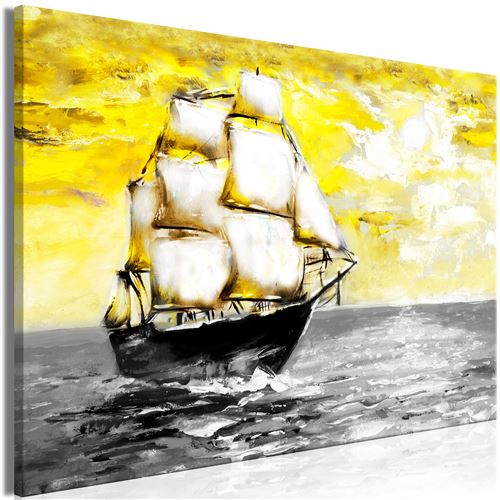 Paris Prix - Tableau Imprimé spring Cruise Wide Yellow 60 X 90 Cm