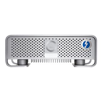 G-Technology G-DRIVE GDRETHEB40001BDB - Vaste schijf - 4 TB - extern (bureaublad) - USB 3.0 / Thunderbolt - 7200 tpm - zilver