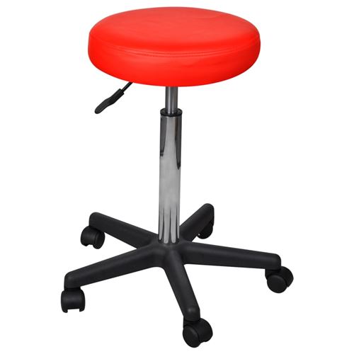 Vidaxl - Tabouret de bureau Rouge Rouge
