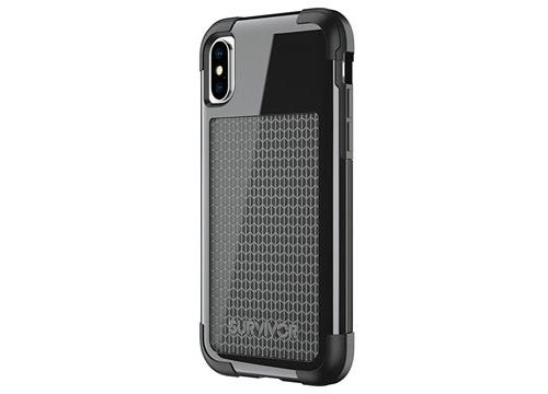 Coque Griffin Survivor Fit pour iPhone X - Noir