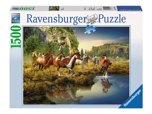 Puzzle 1500 Pièces : Wild Horses, Ravensburger