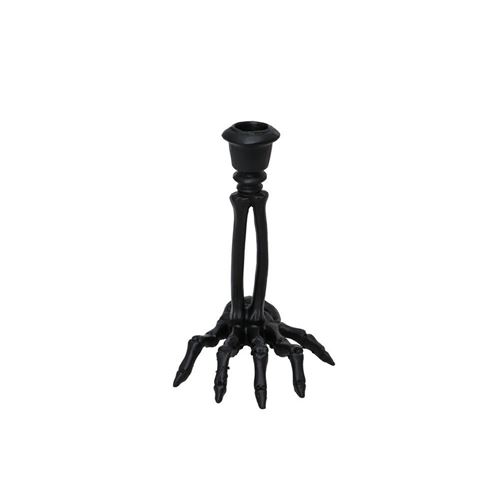 chandelier résine main squelette noir - 11262 Chaks