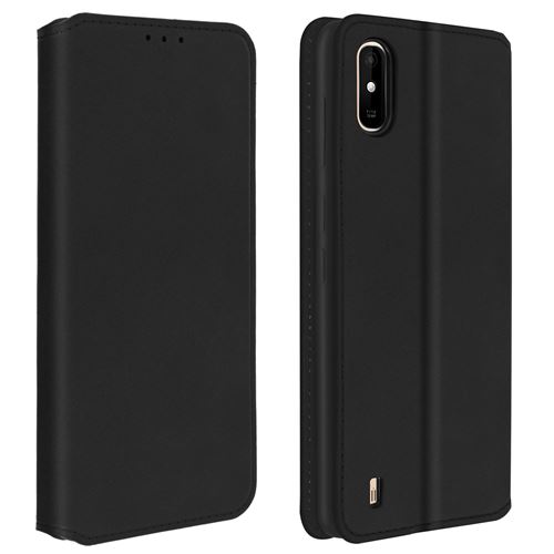 Avizar Housse pour Wiko Y81 Étui Folio Portefeuille Fonction Support Noir
