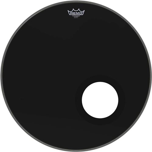 Peau de grosse caisse remo powerstroke 3 ebony 22 - p3-1022-es-dm