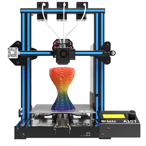 Imprimante 3D Geeetech A10T Mix-Color Prusa I3 220 * 220 * 250mm
